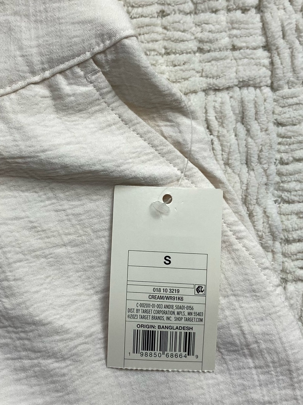 NWT A New Day Wide Leg Cream Pants Small Target - Picture 3 of 11